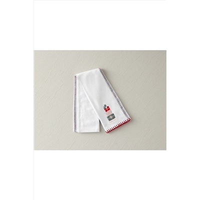 English Home Yılbaşı Gift Wrap Pamuk Kurulama Bezi 30x50 Cm Beyaz 10039949