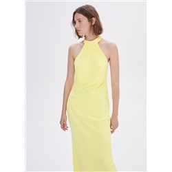 Vestido halter espalda abierta