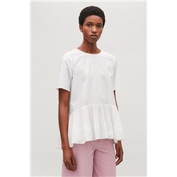 PLEAT-PANELLED TOP
