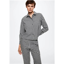 Camisa pijama cuadros franela -  Mujer | MANGO OUTLET Melilla