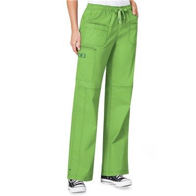 WonderWink WonderFLEX Faith Women's 4-Pocket STRETCH Cotton Rich Boot Cut Scrub Pants