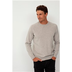 Jersey de lana Gris claro jaspeado