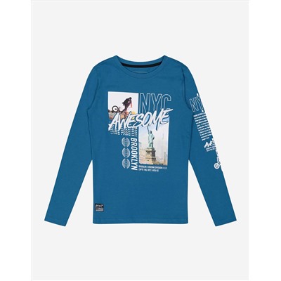 Jungen Langarmshirt - Stickereien
