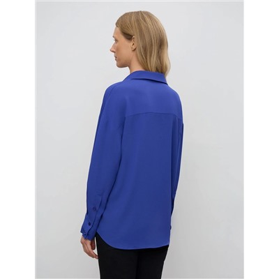 Рубашка из 100% рами, B2973/cobalt