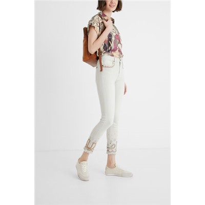 Pantalón vaquero skinny tobillero
