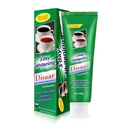 [DISAAR] Зубная паста для устранения налёта от чая и кофе ОТБЕЛИВАЮЩАЯ Whitening Toothpaste, 100 г