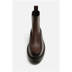 BOTA CHELSEA PIEL BORDÓN