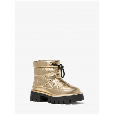 Barton Crackled Metallic Leather Boot