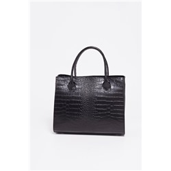 Bolso de piel Fame Negro