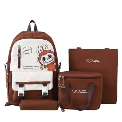 Школьный рюкзак. Набор: рюкзак, пенал, 2 сумки