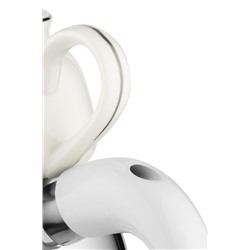 Matera Çaydanlık Takımı - 400 ml - 1000 ml - Beyaz/Platin