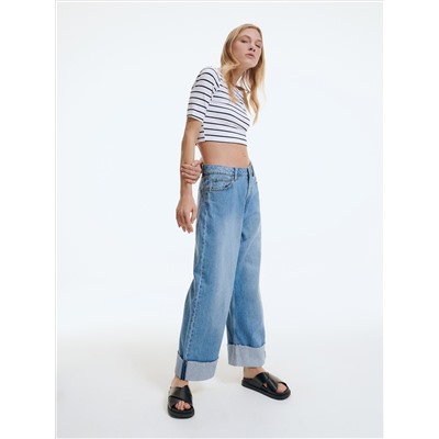 Striped crop top