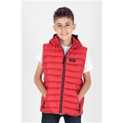 AHENGİM Erkek Çocuk Yelek Erkek Çocuk Kapüşonlu Şişme Yelek Ak215051 1-2-10000982
