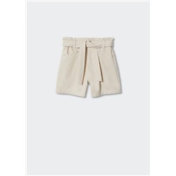 Short vaquero paperbag  -  Mujer | MANGO OUTLET Melilla