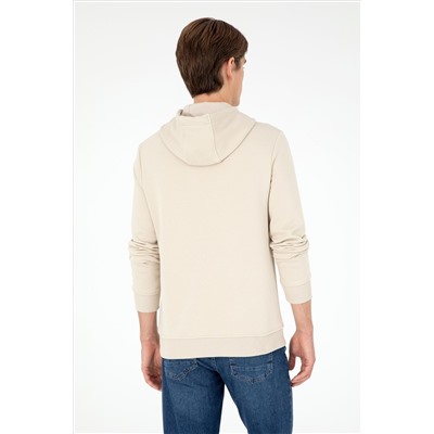 Erkek Taş Basic Sweatshirt