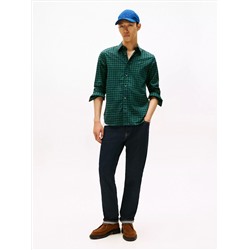 Regular Fit Check Print All-Day Shirt