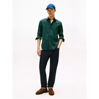 Regular Fit Check Print All-Day Shirt