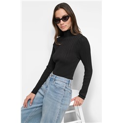 RIBBED MOCK NECK BODYSUIT