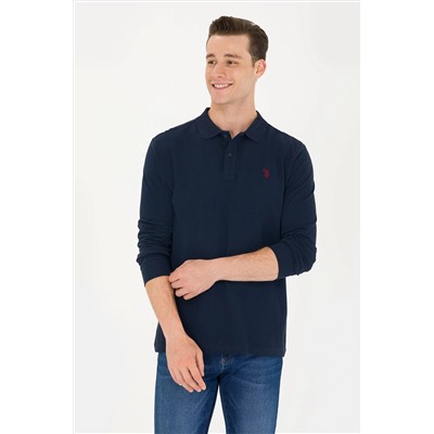Erkek Lacivert Basic Sweatshirt