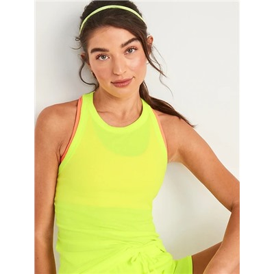 UltraLite Racerback Rib-Knit Performance Tank for Women