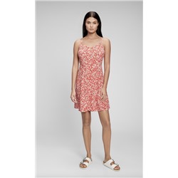 Sleeveless Button-Front Dress