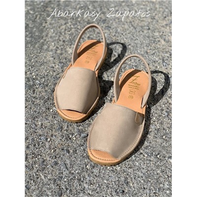AB.ZAPATOS · 503-8 · NOB · taupe+AB.Z · Pelle · mochila serraje (610)