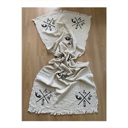 Mrmemo, Denizli Peştemal, Göbeklitepe Peştemal, El Baskı, Organik Pamuk, %100 Doğal Dokuma