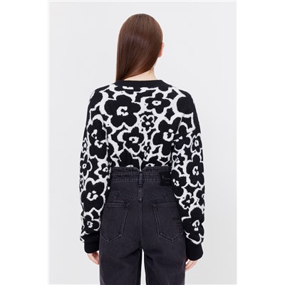 Jersey de lana y cachemir Negro