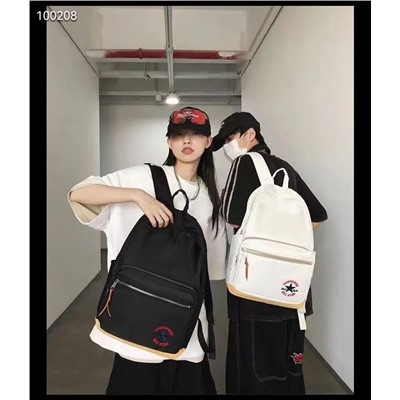 Универсальный вместительный лёгкий рюкзак с вышивкой  Convers*e