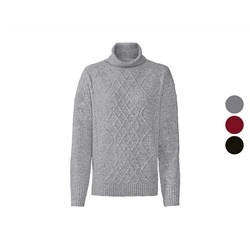 esmara Damen Pullover, mit klassischem Zopfmuster