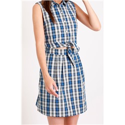 Vestido camisero Azul y blanco