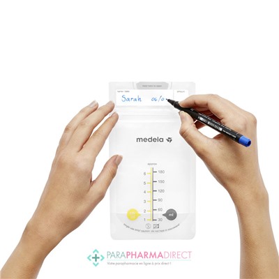 Medela Sachets de Conservation pour Lait Maternel 180ml - 50 Sachets