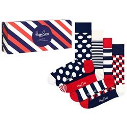 Happy Socks Classic Navy Geschenkset Socken 4 Paar XBDO09