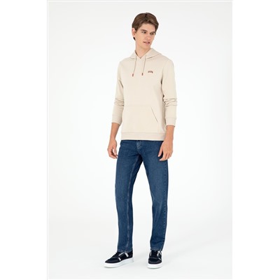 Erkek Taş Basic Sweatshirt