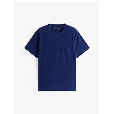 Embroidered Logo Interlock T-Shirt
