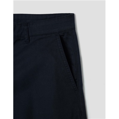 Pantalón de Sarga Regular Fit, Hombre, Azul Oscuro