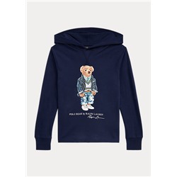 Boys 8-20 Polo Bear Jersey Hooded Tee