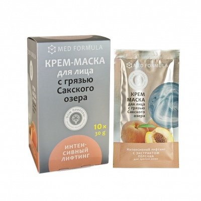 Крем-маска для лица грязевая Интенсивный лифтинг (саше-пакет)