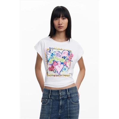 Camiseta cuadrado Art