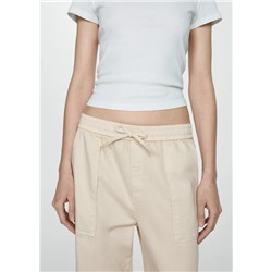 Pantalón algodón cintura elástica