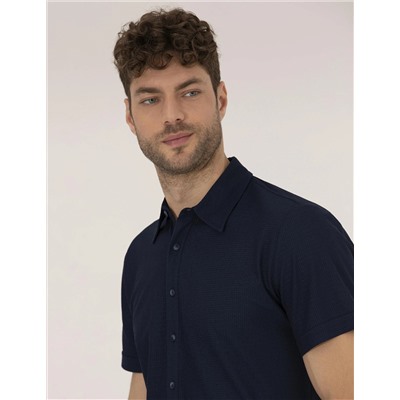 Lacivert Slim Fit Tişört