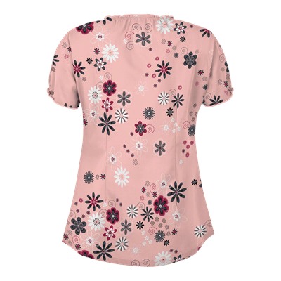 UA Botanical Beauty Pink Me Scrub Top