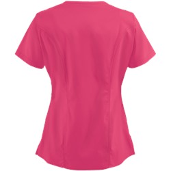 White Cross Scrubs Allure V-Neck Stretch Top