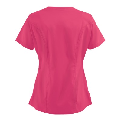 White Cross Scrubs Allure V-Neck Stretch Top