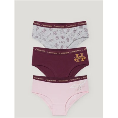 Multipack of 3 - Harry Potter - hipster briefs - organic cotton