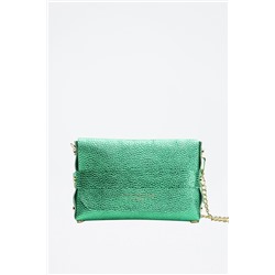 Bandolera de piel Briana Verde