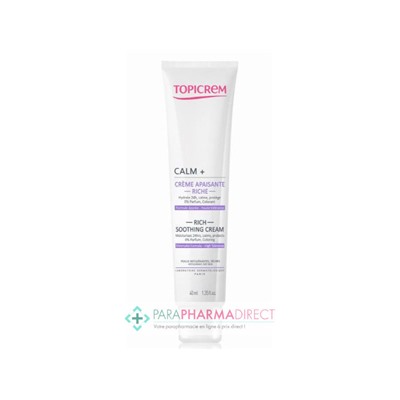 Topicrem Calm+ Crème Apaisante Riche 40ml