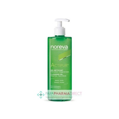 Noreva Actipur Gel Nettoyant Peaux Sensibles à Imperfections 400ml