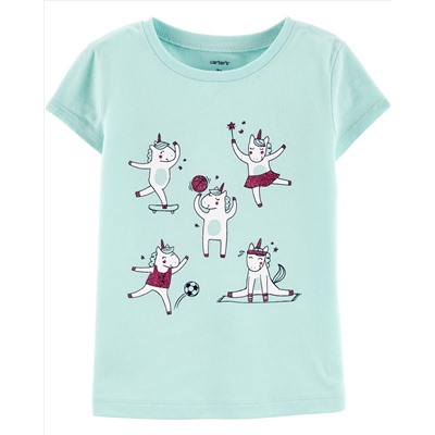 4th Of July Kitty Jersey Tee