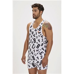 Bad Bear, Bling Erkek Kolsuz Tshirt - Beyaz